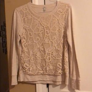 Lightweight cotton sweatshirt by J Crew